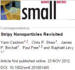 stripy nanoparticles revisited